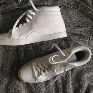 White Reebok High Tops Size 8